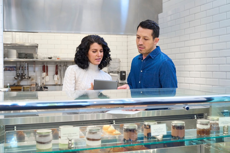 bakery owners in bakery