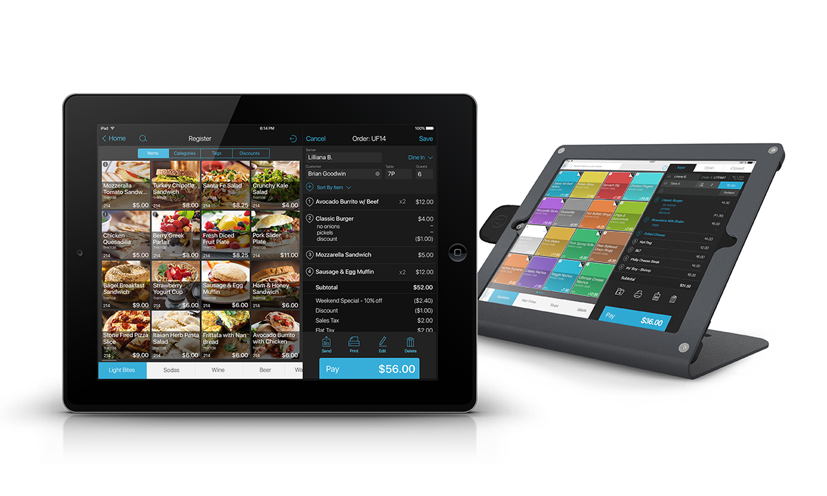 talech point of sale device for restaurants
