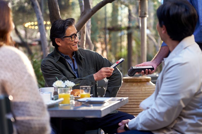 People meeting in a cafe